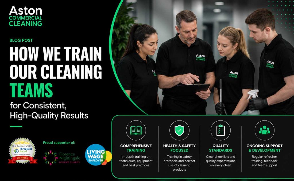 How we train our cleaning teams
