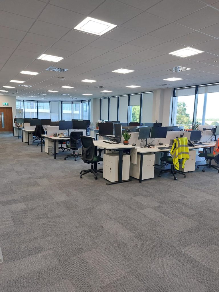 open plan office cleaning aerosphere