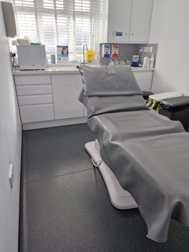 belmoure centre treatment room bed stoke mandeville
